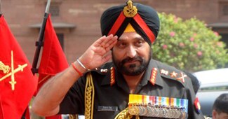 आर्मी चीफ बिक्रम सिंह