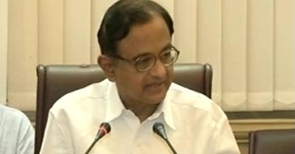 केंद्रीय वित्त मंत्री पी चिदंबरम