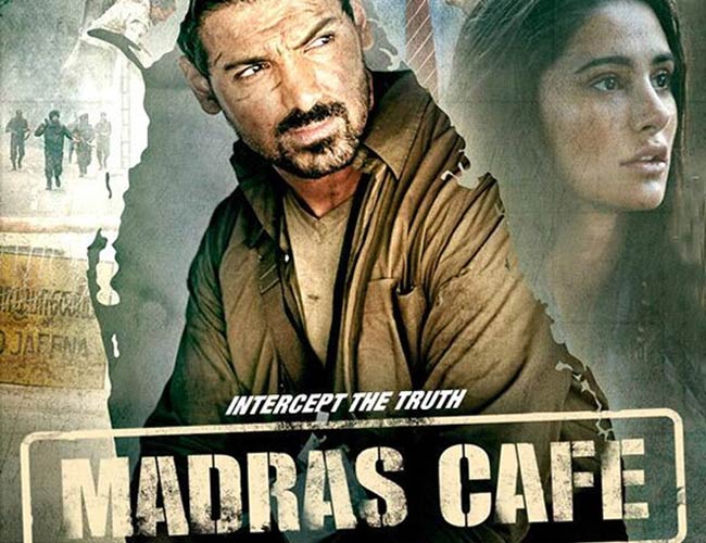 फिल्म मद्रास कैफे का पोस्टर