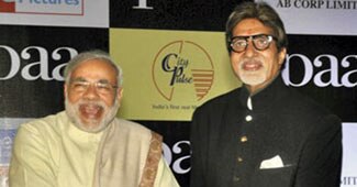 अमिताभ बच्चन और नरेंद्र मोदी