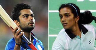 विराट कोहली, पीवी सिंधु