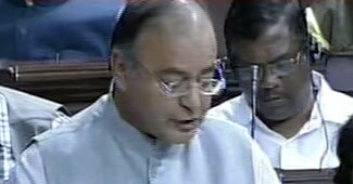 राज्यसभा में अरुण जेटली