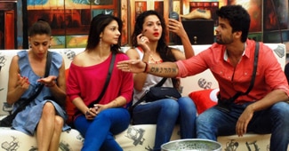 बिग बॉस में 15 वां  दिन का एक सीन