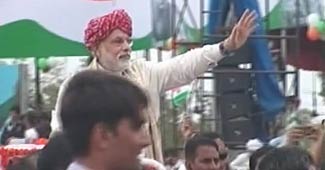 जयपुर में मोदी की रैली