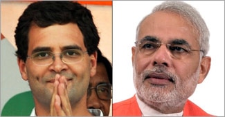 राहुल गांधी और नरेंद्र मोदी