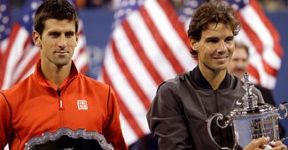 रफेल नडाल और नोवाक जोकोविच