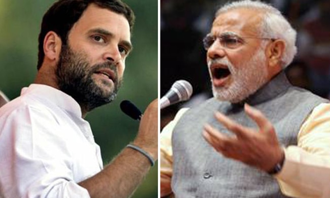 राहुल गांधी-नरेंद्र मोदी