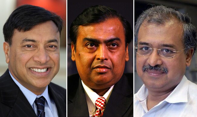 लक्ष्मी मित्तल, मुकेश अंबानी और दिलीप सिंघवी