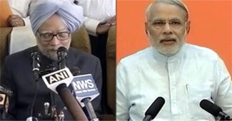 मनमोहन सिंह और नरेंद्र मोदी