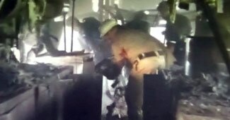 डिब्रूगढ़ राजधानी में आग