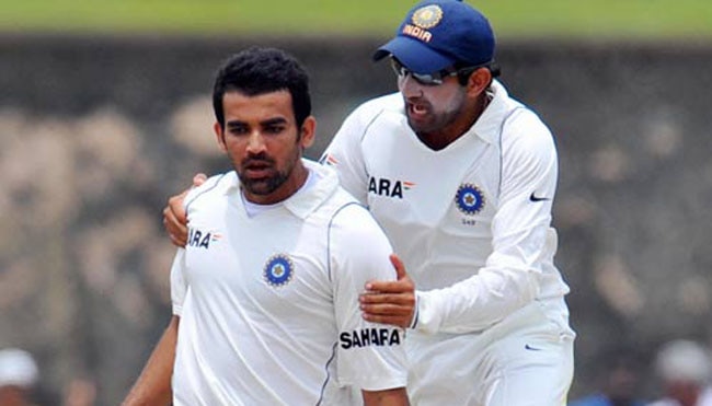 फाइल फोटोः जहीर खान और गौतम गंभीर