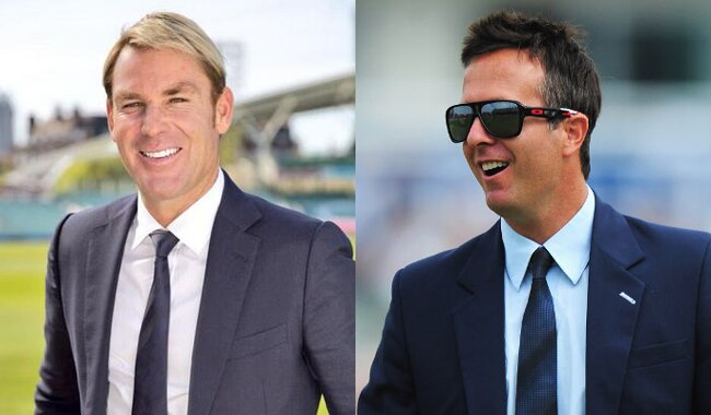 शेन वॉर्न और माइकल वॉन