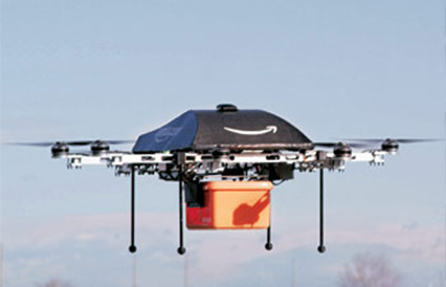 यही है सामना पहुंचाने वाला ड्रोन...