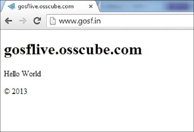 बुधवार को कुछ इस तरह दिखाई दे रही थी गूगल इंडिया की वेबसाट GOSF