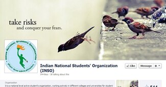 भारतीय राष्ट्रीय छात्र संगठन का फेसबुक पेज