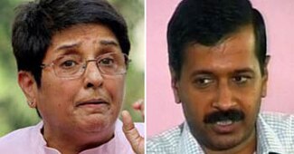 किरण बेदी-अरविंद केजरीवाल