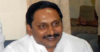 मुख्‍यमंत्री एन. किरण कुमार रेड्डी