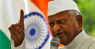 अन्‍ना हजारे की फाइल फोटो