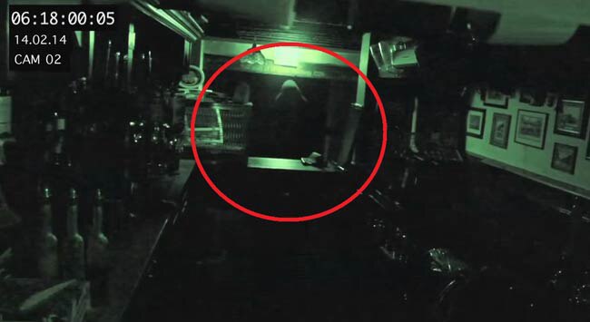 सीसीटीवी फुटेज में दिखा भूत