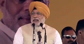 जगराओं रैली में नरेंद्र मोदी