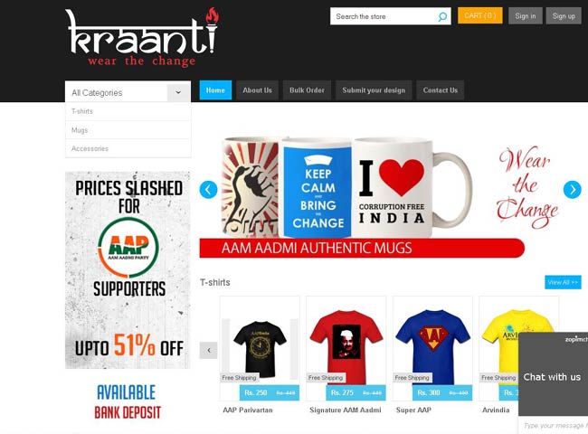 Kraanti wear the change