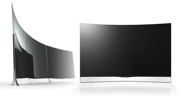 lg curved OLED TV