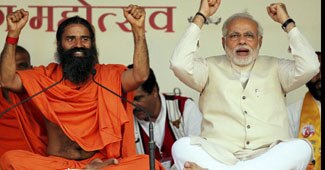 Baba ramdev, narendra Modi