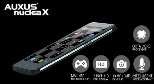 ऑक्टा कोर हैंडसेट ऑक्सस न्यूक्लिया एक्स