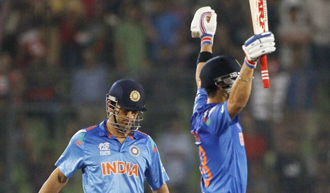 धोनी ने विराट को दिया विनिंग शॉट खेलने का मौका