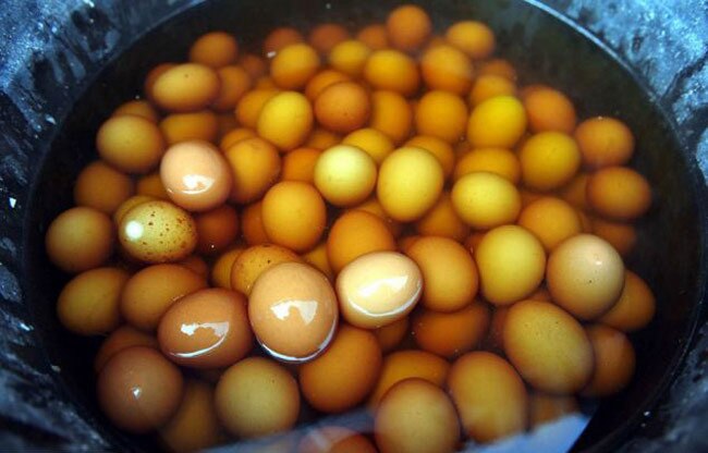 Eggs boiled in Urine