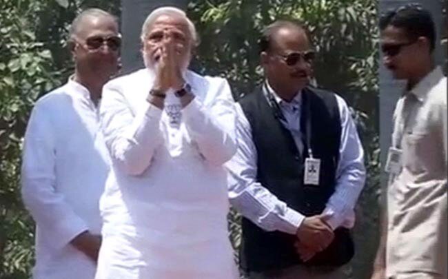 बीजेपी के PM उम्मीदवार नरेंद्र मोदी