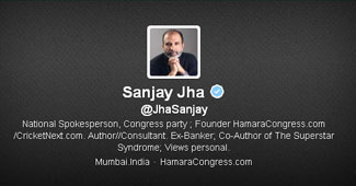 कांग्रेस प्रवक्ता संजय झा