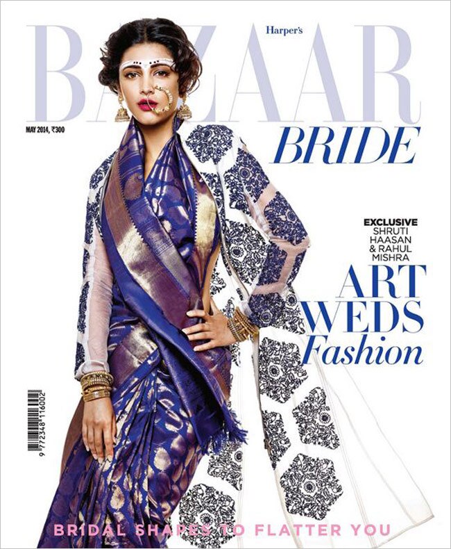 साउथ इंडिया के ब्राइडल थीम पर आधारिक है पत्रिका का यह संस्करण