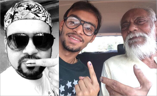 वोट डालें और शेयर करें अपनी सेल्‍फी