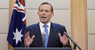 ऑस्ट्रेलिया के प्रधानमंत्री टोनी एबोट