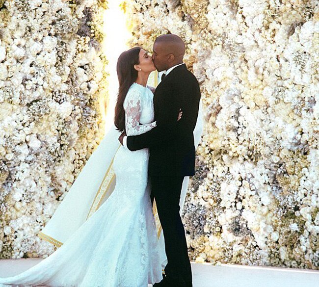 किम कार्दाशियां और कैने वेस्‍ट