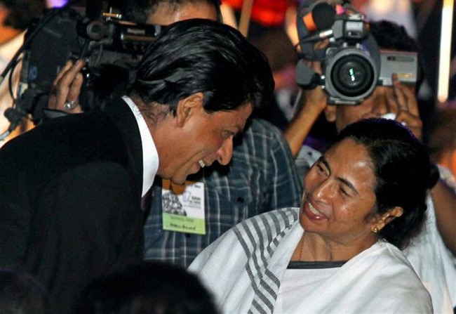 शाहरुख खान और ममता बनर्जी