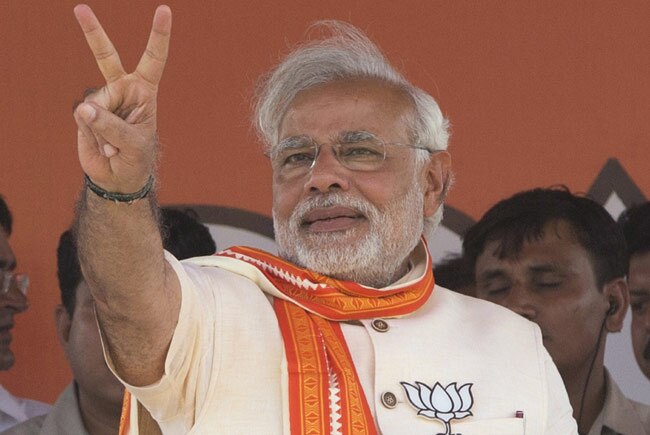 बीजेपी के पीएम उम्मीदवार नरेंद्र मोदी