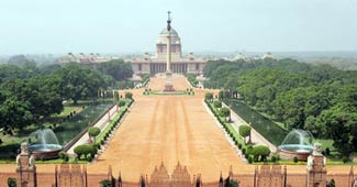 राष्ट्रपति भवन की तस्वीर