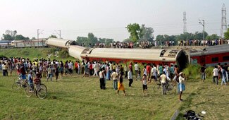 दुर्घटनाग्रस्त राजधानी एक्सप्रेस