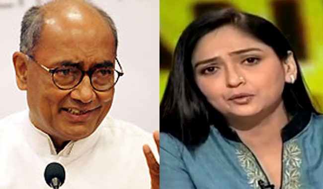 दिग्विजय सिंह और अमृता राय