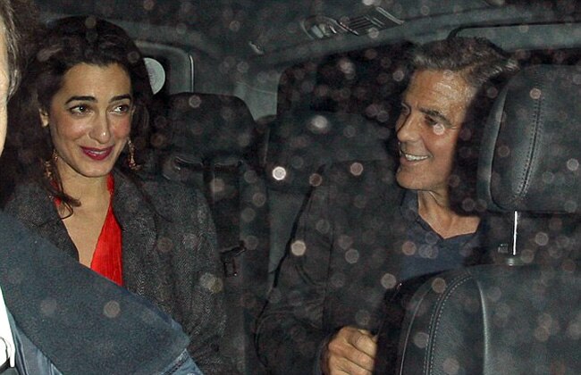 जॉर्ज क्‍लूनी और अमाल अलामुद्दीन