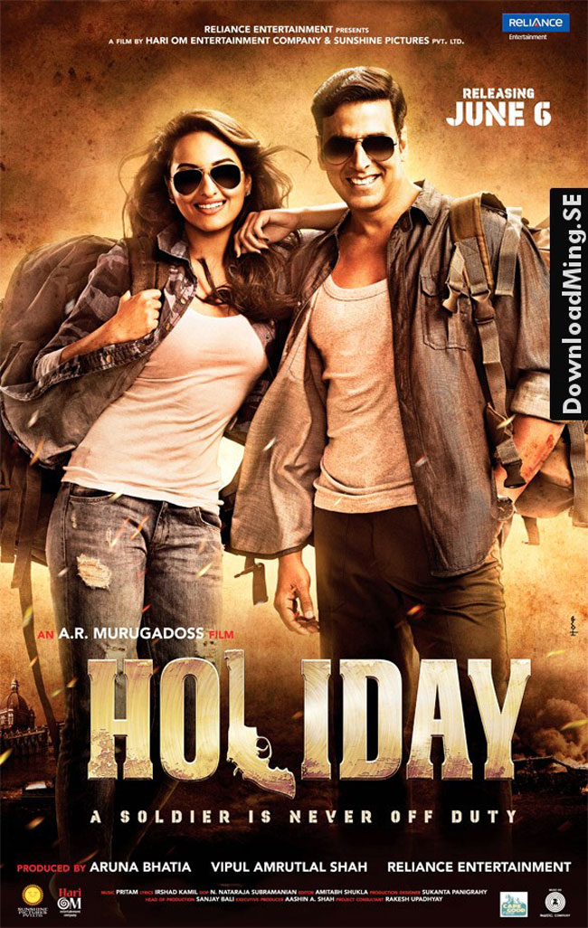 हॉलीडेः ए सोल्जर इज नेवर ऑफ ड्यूटी का पोस्‍टर
