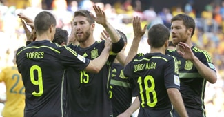 स्पेन ने दी ऑस्ट्रेलिया को मात