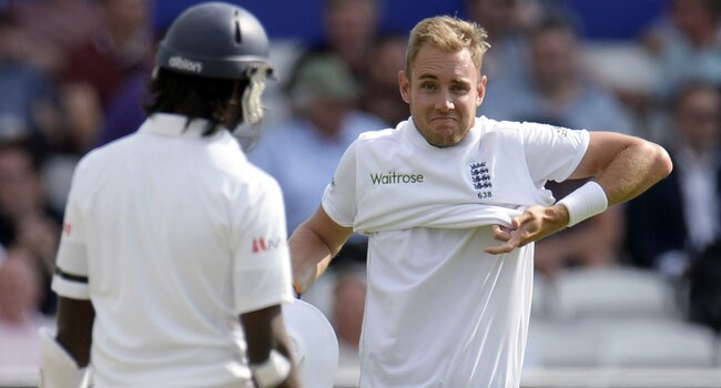 हैट्रिक लेने के बाद कुछ ऐसा हावभाव था स्टुअर्ट ब्रॉड का