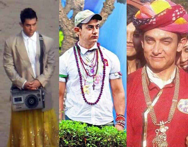 फिल्‍म 'पीके' में आमिर खान के इन लुक्‍स की चर्चा जोरों पर है