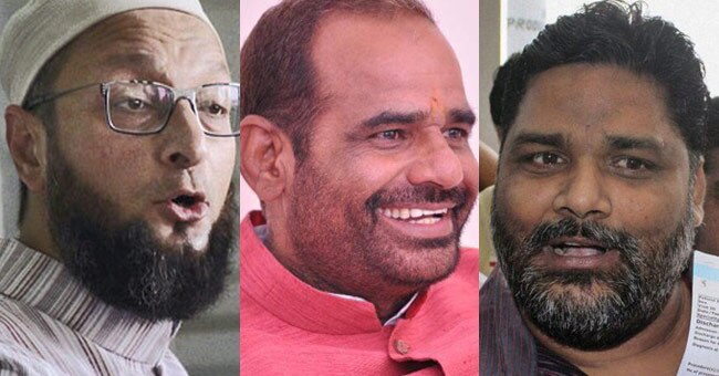 ramesh bidhuri, asaduddin owaisi, Pappu yadav