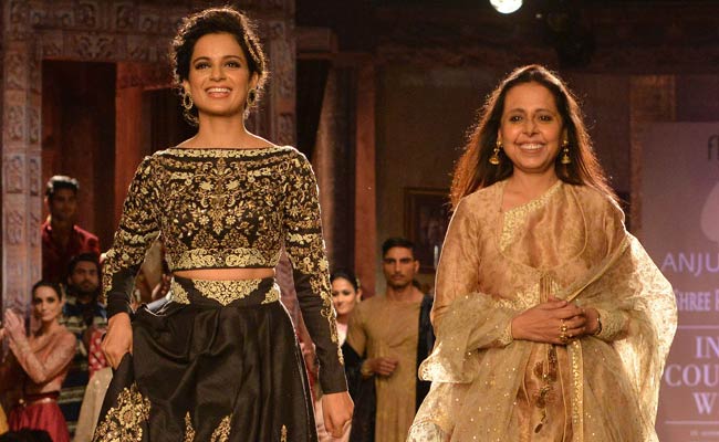 कंगना रनौत और डिजायनर अंजू मोदी