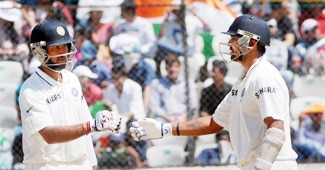 चेतेश्वर पुजारा और मुरली विजय की फाइल फोटो