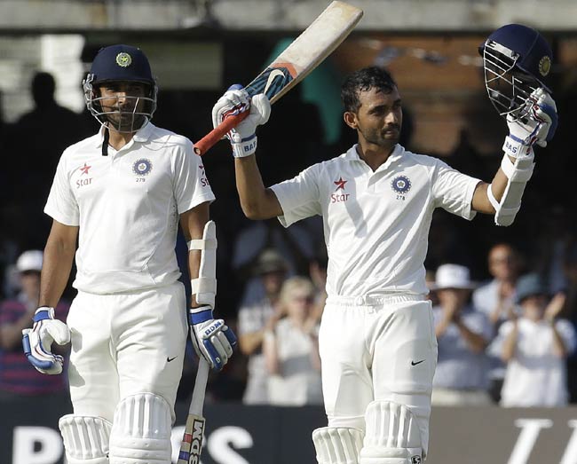 रहाणे ने लॉर्ड्स पर जड़ा शतक